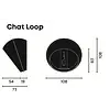 Donar Chat Loop cabine téléphonique recyclée Donar Chat Loop cabine téléphonique recyclée