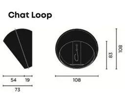 Chat Loop cabine téléphonique recyclée