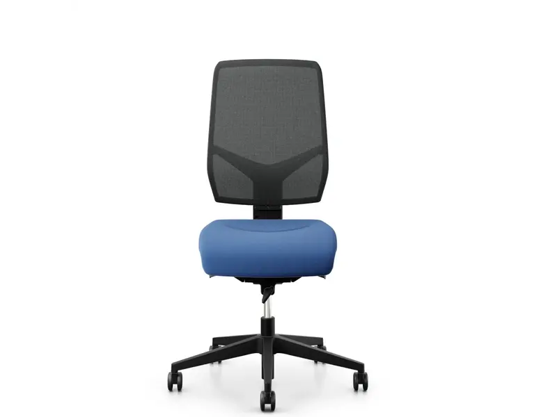 68 fauteuil de bureau dossier en maille sans accoudoirs