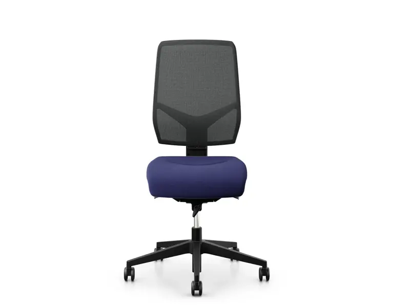 68 fauteuil de bureau dossier en maille sans accoudoirs