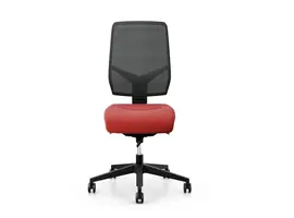 68 fauteuil de bureau dossier en maille sans accoudoirs