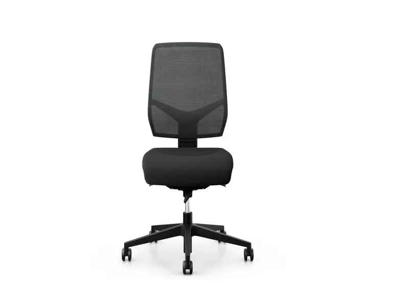 68 fauteuil de bureau dossier en maille sans accoudoirs