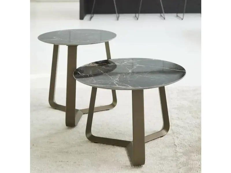 Curve coffee table round