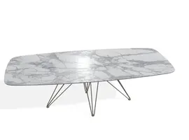 Wire Faux elyps tafel keramiek