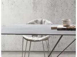 Table Wire rectangulaire en céramique