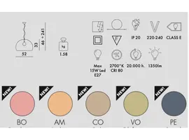 FL/Y hanglamp gerecycled