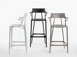 A.I. chaise de bar recyclée