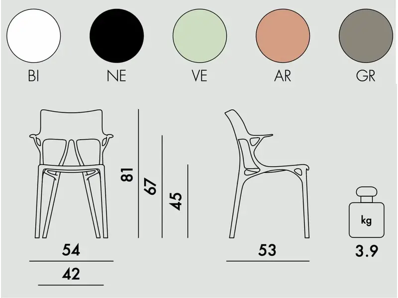 A.I. Chair stoelen