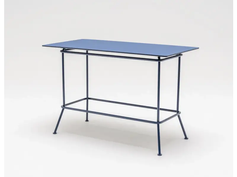 New school hoge tafel met linoleum tafelblad