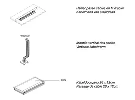 Zefiro X table de réunion en fenix