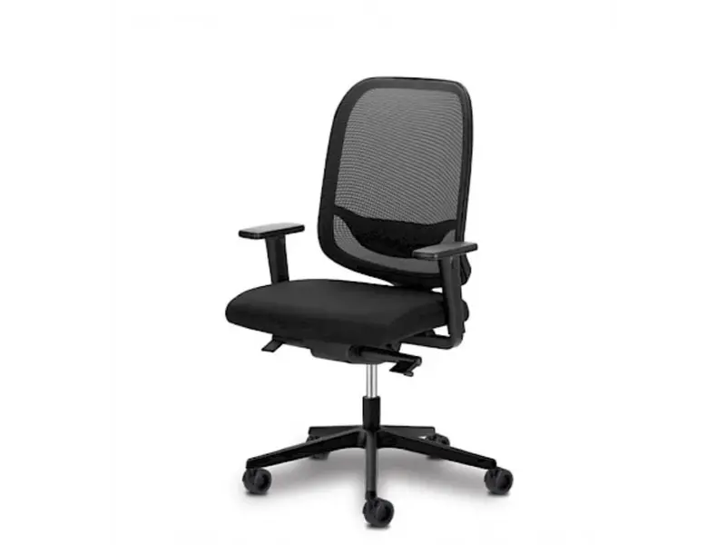 Invicta point  chaise de bureau avec accoudoirs