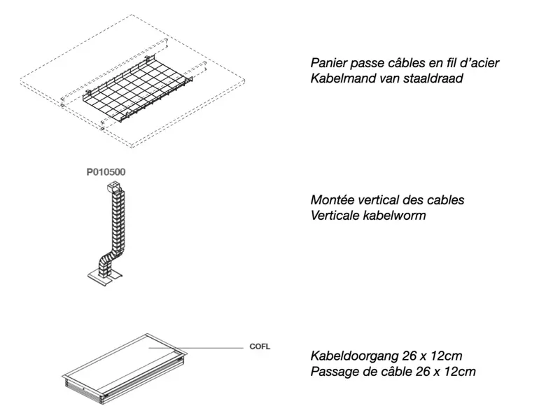 Rendez-vous hoge tafels/vergadertafels