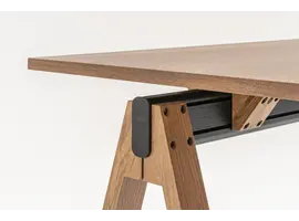 Viga hoge tafel in eiken of Fenix