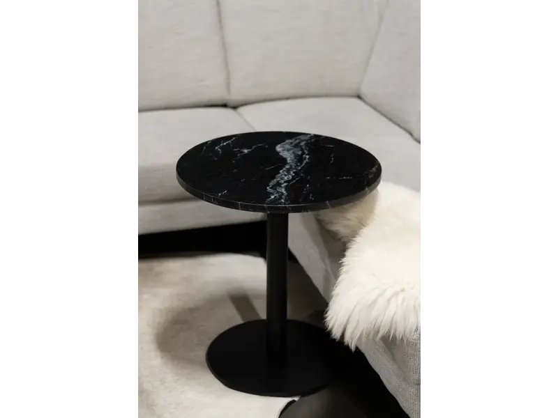 Marble tables d'appoint rondes en marbre