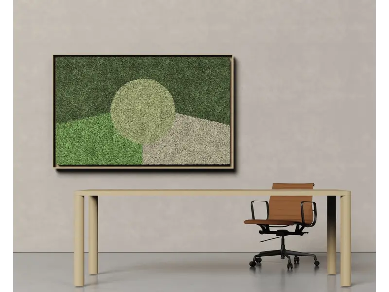 Framed Landscape kunstwerk mos