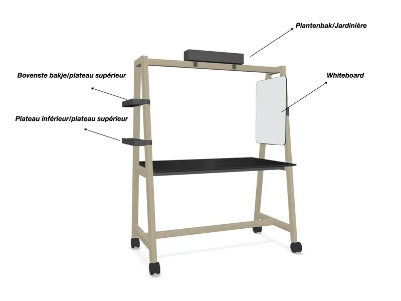 Nova wood Poste de travail polyvalent