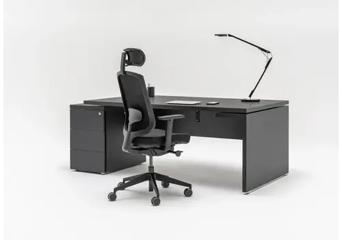Bureau de direction Mito avec caisson à tiroirs