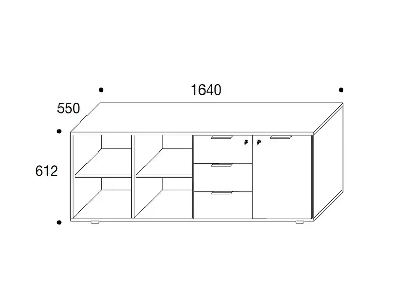 Pigreco  Bureau de direction avec extension