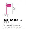 Oluce Mini Coupé 2201 bureaulamp LED