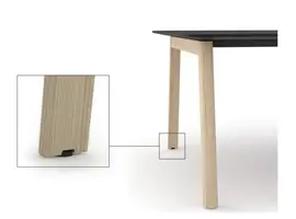 Nova wood table de réunion Fenix/HPL