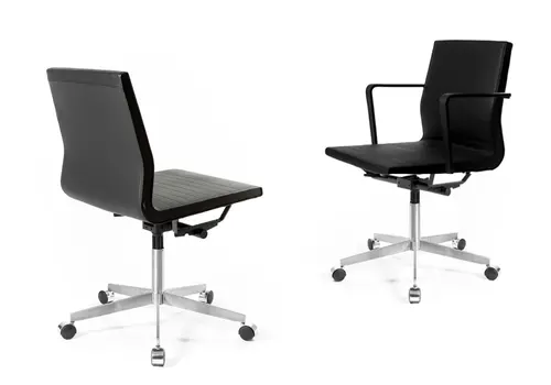 VVD Chair bezoekersstoel leder