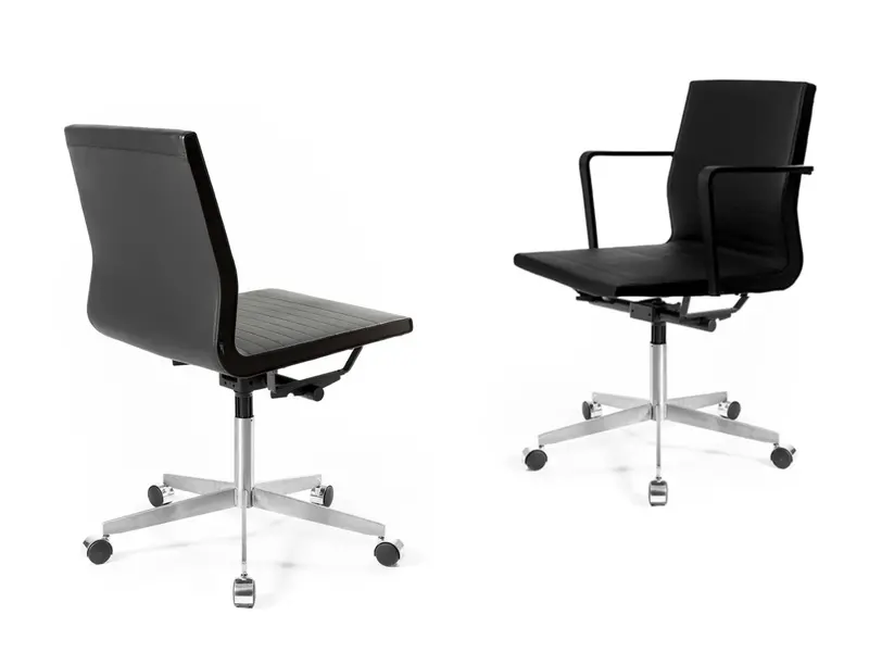 VVD Chair bezoekersstoel leder