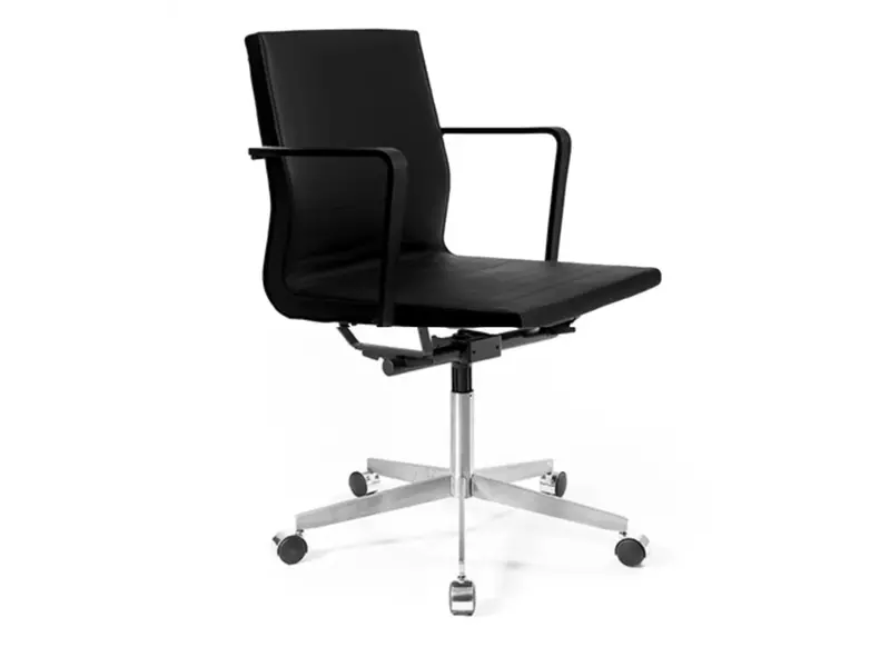 VVD Chair bezoekersstoel leder