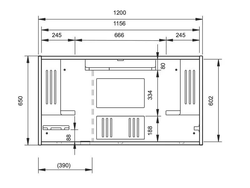 Officina wandbureau