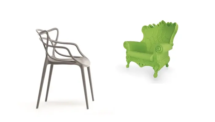 Design kunststof stoelen