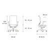 Wagner Wagner ErgoMedic 100-3 – Chaise de bureau ergonomique avec système Dondola® 3D