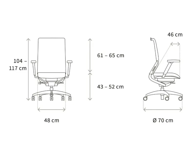 ErgoMedic 100-3 chaise de bureau