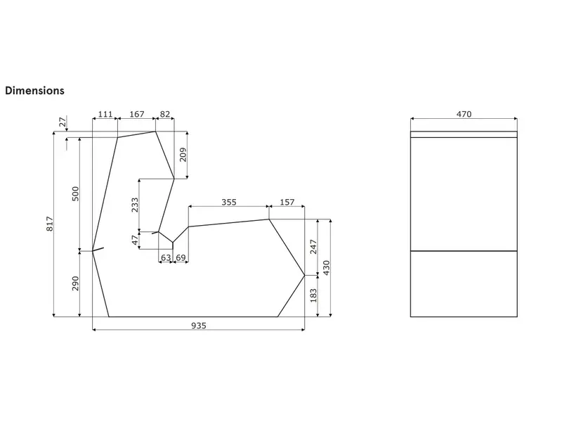 Shape design poef