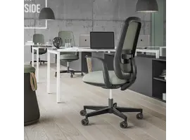 Skate chaise de bureau avec tissu Sanitized® résistant aux super bactéries