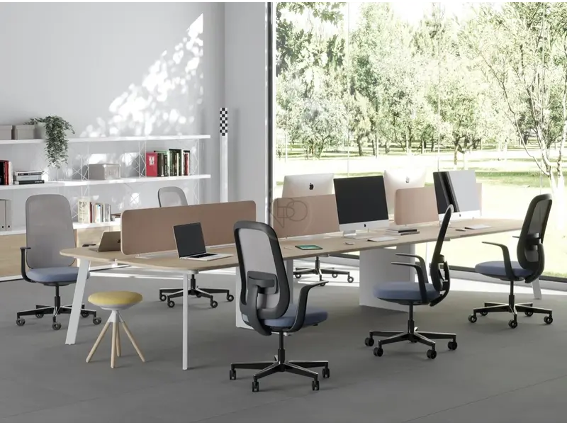 Skate chaise de bureau avec tissu Sanitized® résistant aux super bactéries