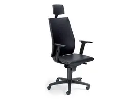 Director 1860 fauteuil de bureau cuir noir