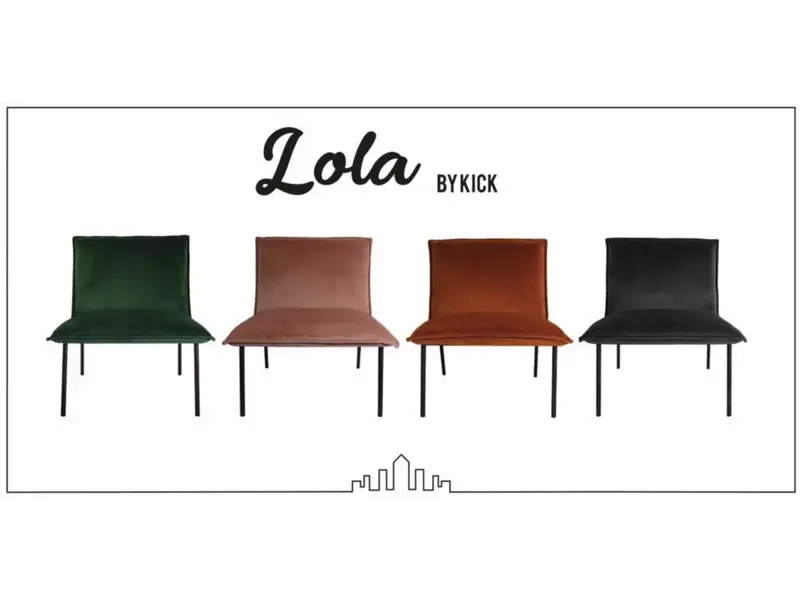 Lola Velvet fauteuil