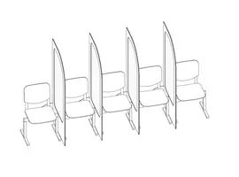 Nardi Panneaux de séparation pour salles d'attente