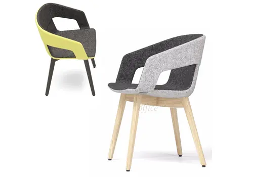 Twist & sit stoel essenhout