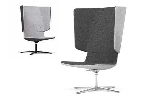 Twist & sit Lounge swivel akoestische stoel