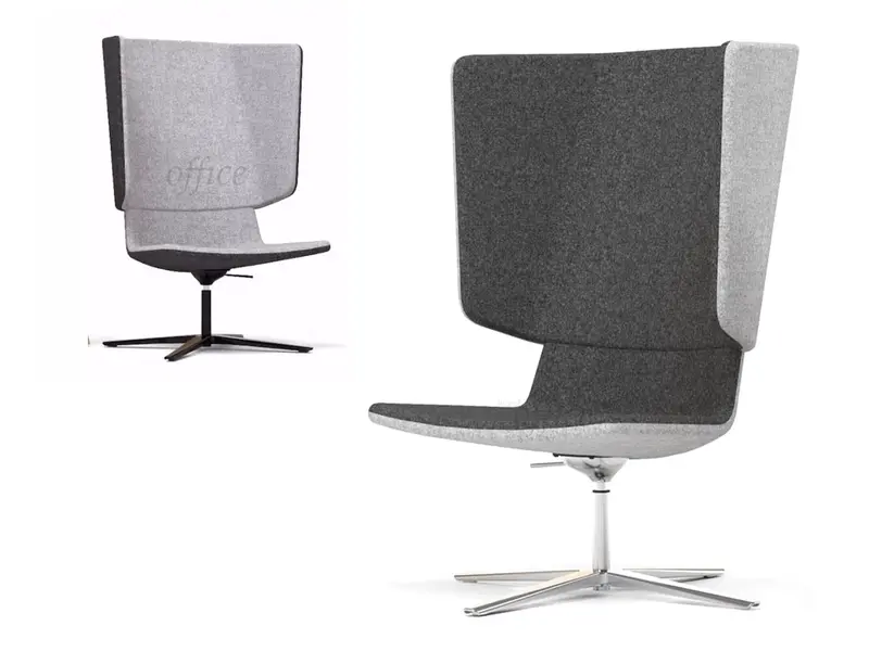 Twist & sit  Lounge swivel akoestische stoel