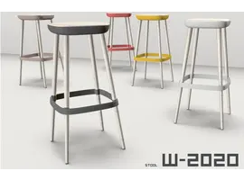 W 2020 tabouret de bar en bois massif