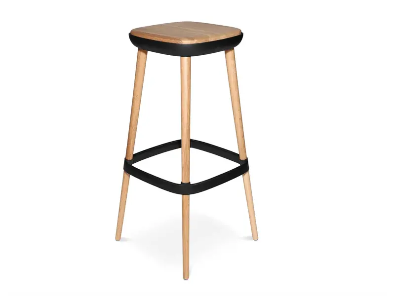 W 2020 tabouret de bar en bois massif