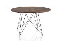 XZ3 ronde tafel walnoot