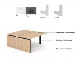 Narbutas Motion bureaucombinatie zit sta bureau elektrisch