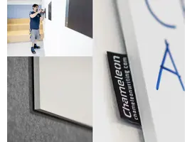 Chameleon whiteboard tekstballon