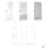 Smit Visual Chameleon Mobile verrijdbaar white-/ prikbord