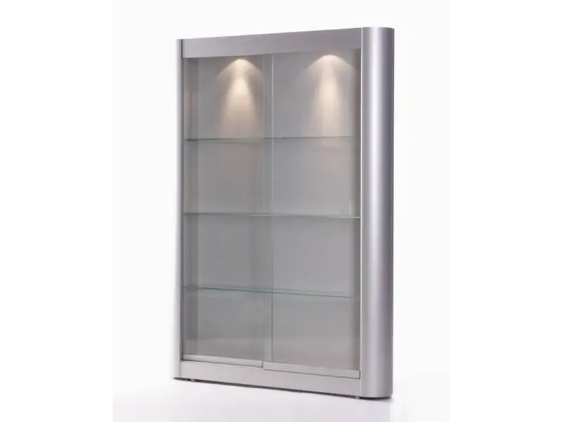 Basic Tech glazen wandvitrine