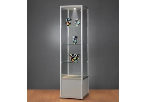 Basic vitrine en verre avec armoire