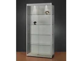 Basic glazen vitrine  200h x 100b cm