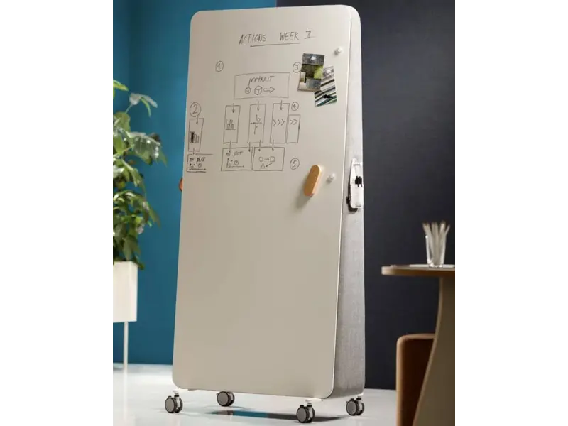 Trunk mobiele scheidingswand /whiteboard